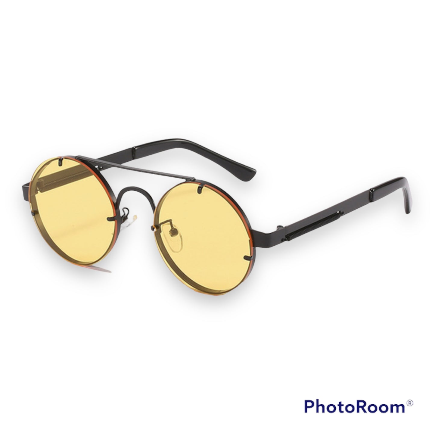 Round retro frameless